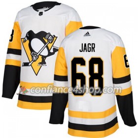 Adidas Maillot de Hockey Pittsburgh Penguins Jaromir Jagr 68 2017-2018 Blanc Authentic - Femme